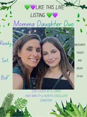 Momma Daughter Duo Live Listing Notification
